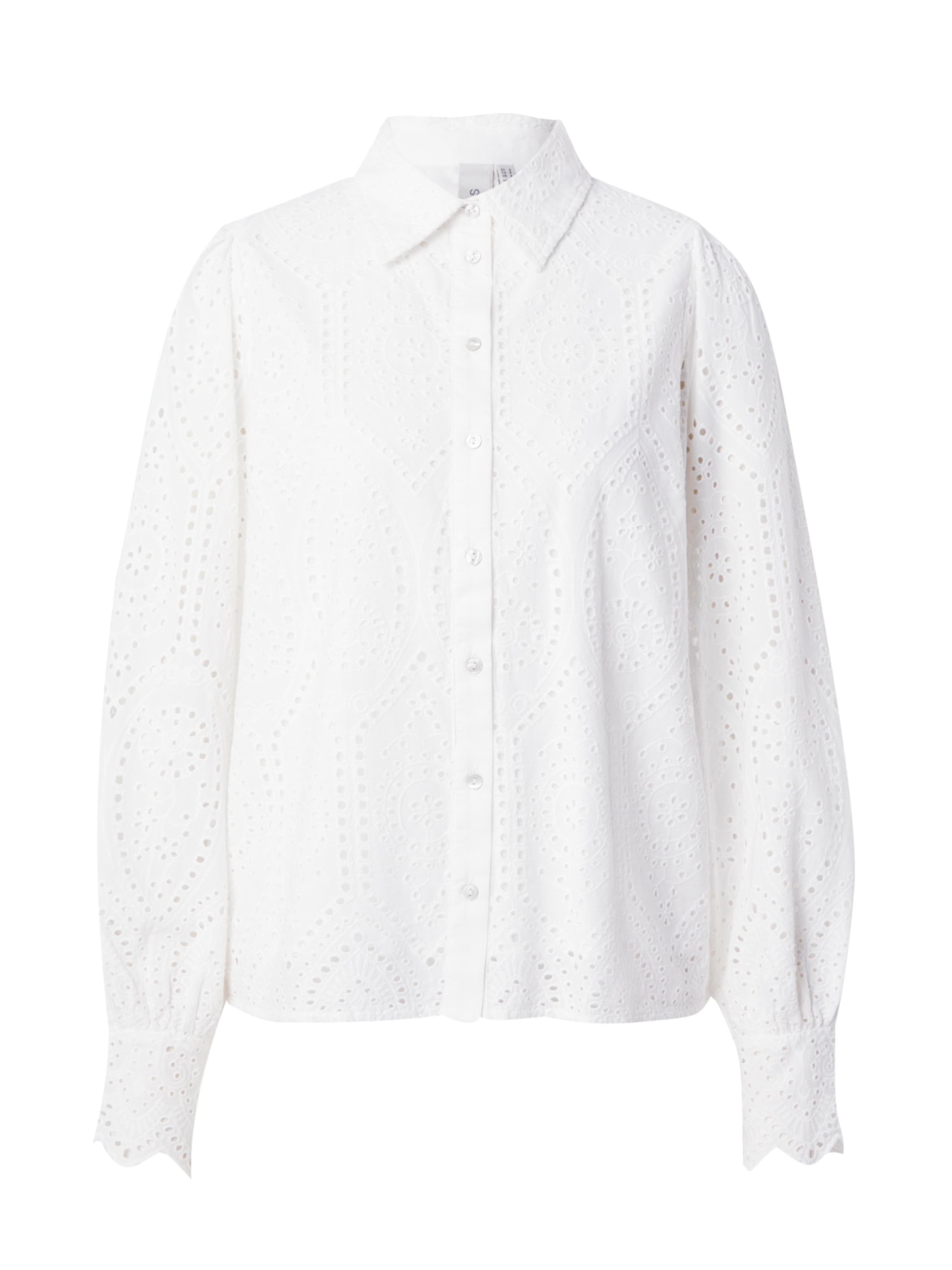 YAS - Blusa 'YASHoli' em branco: frente