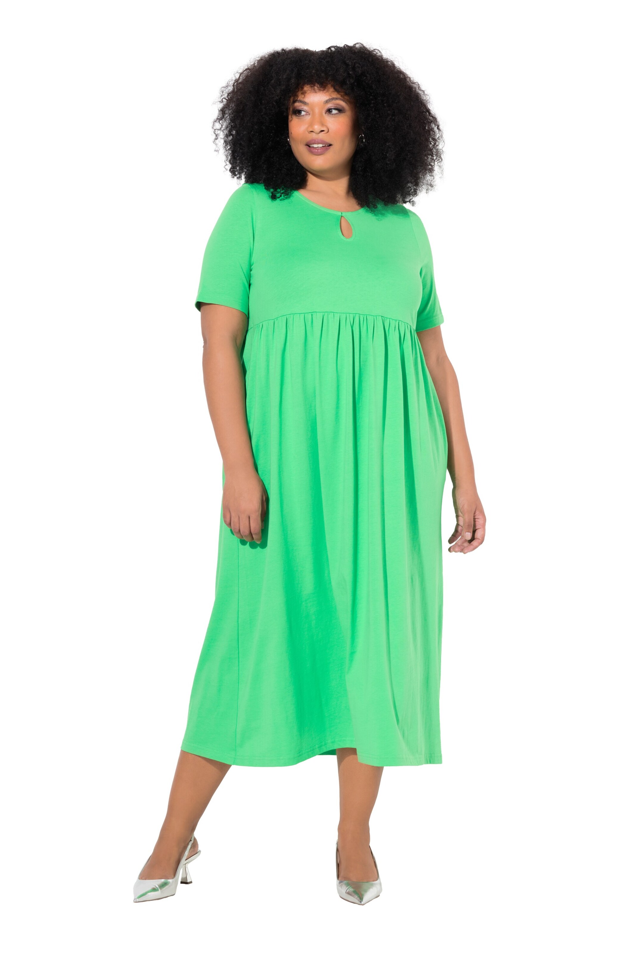 Ulla Popken Kleid in Grün: Vorderseite