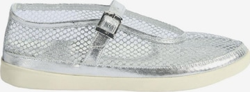 Desa Classic Flats 'Slip-Ons' in Silver: front