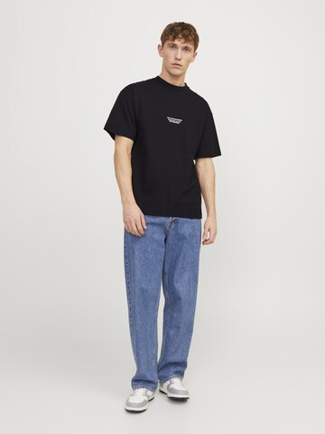 JACK & JONES Koszulka 'Valencia' w kolorze czarny