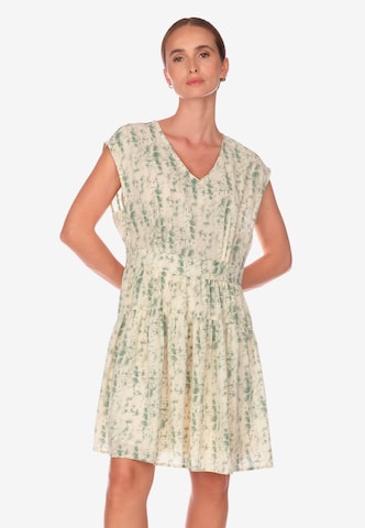 Le Temps Des Cerises Summer Dress in Beige