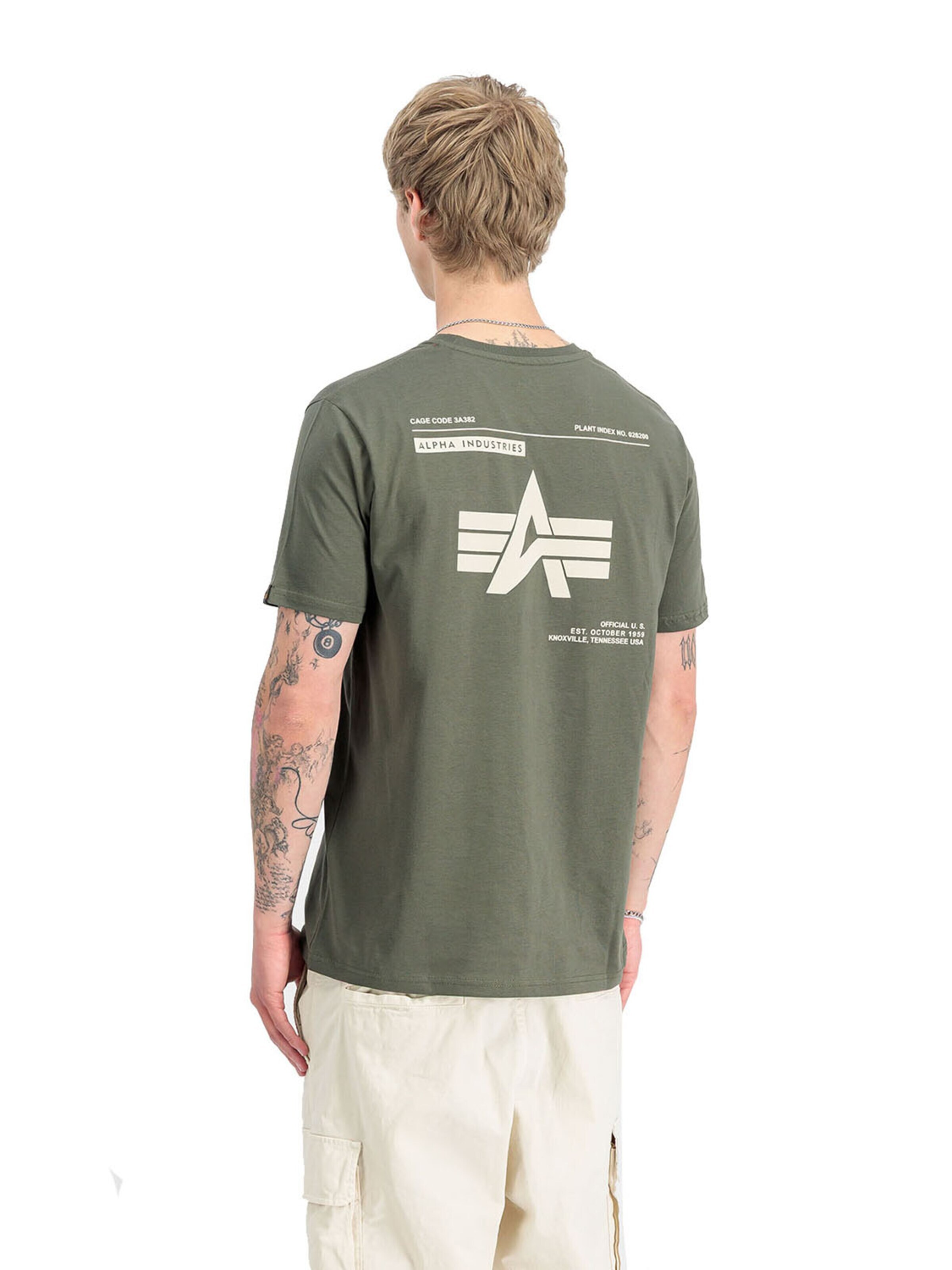 ALPHA INDUSTRIES Shirt in Green