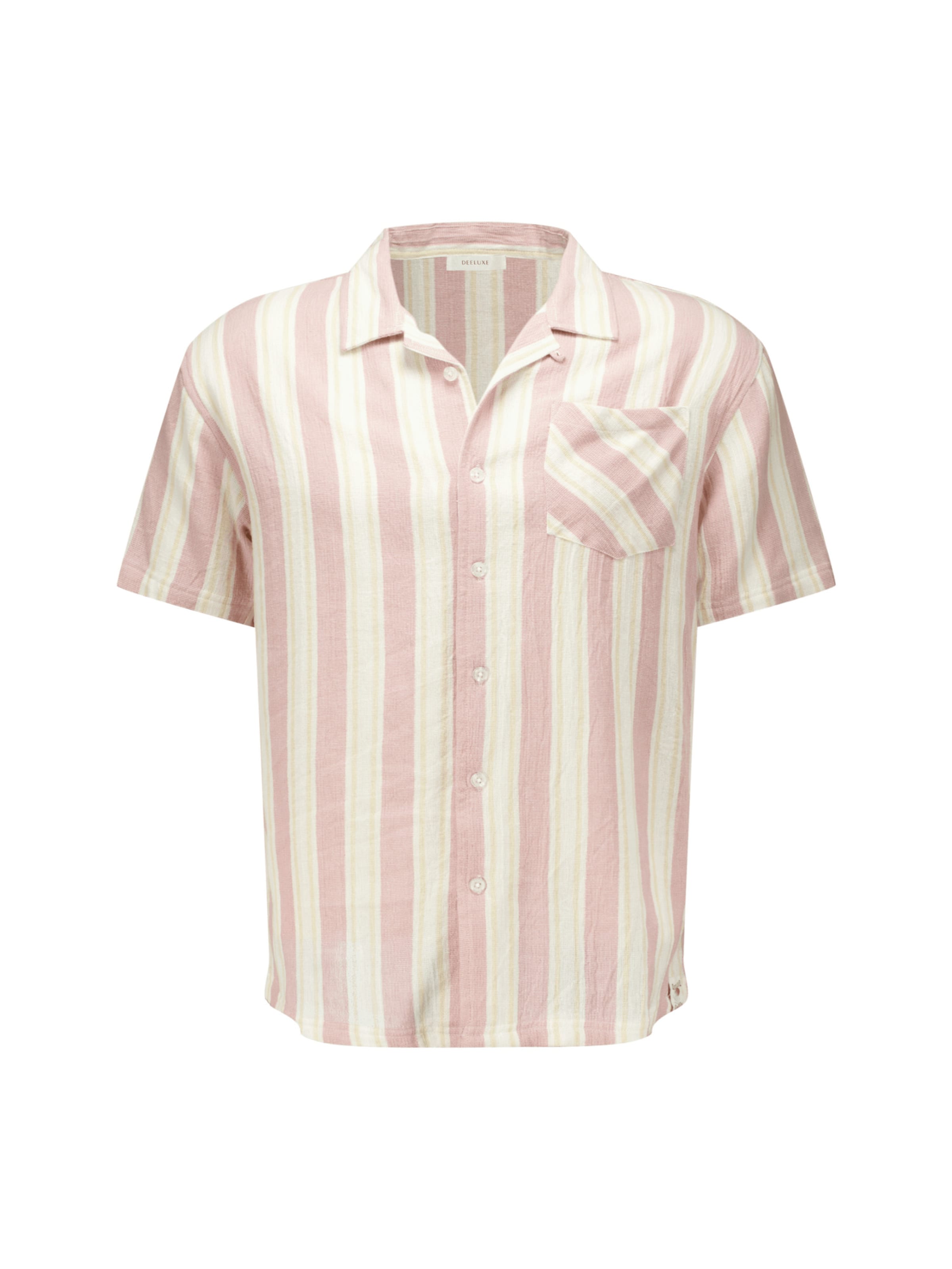 Coupe regular Chemise 'Curries' Deeluxe en rose : devant