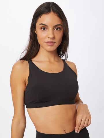 Superdry Bustier Sport bh in Zwart: voorkant