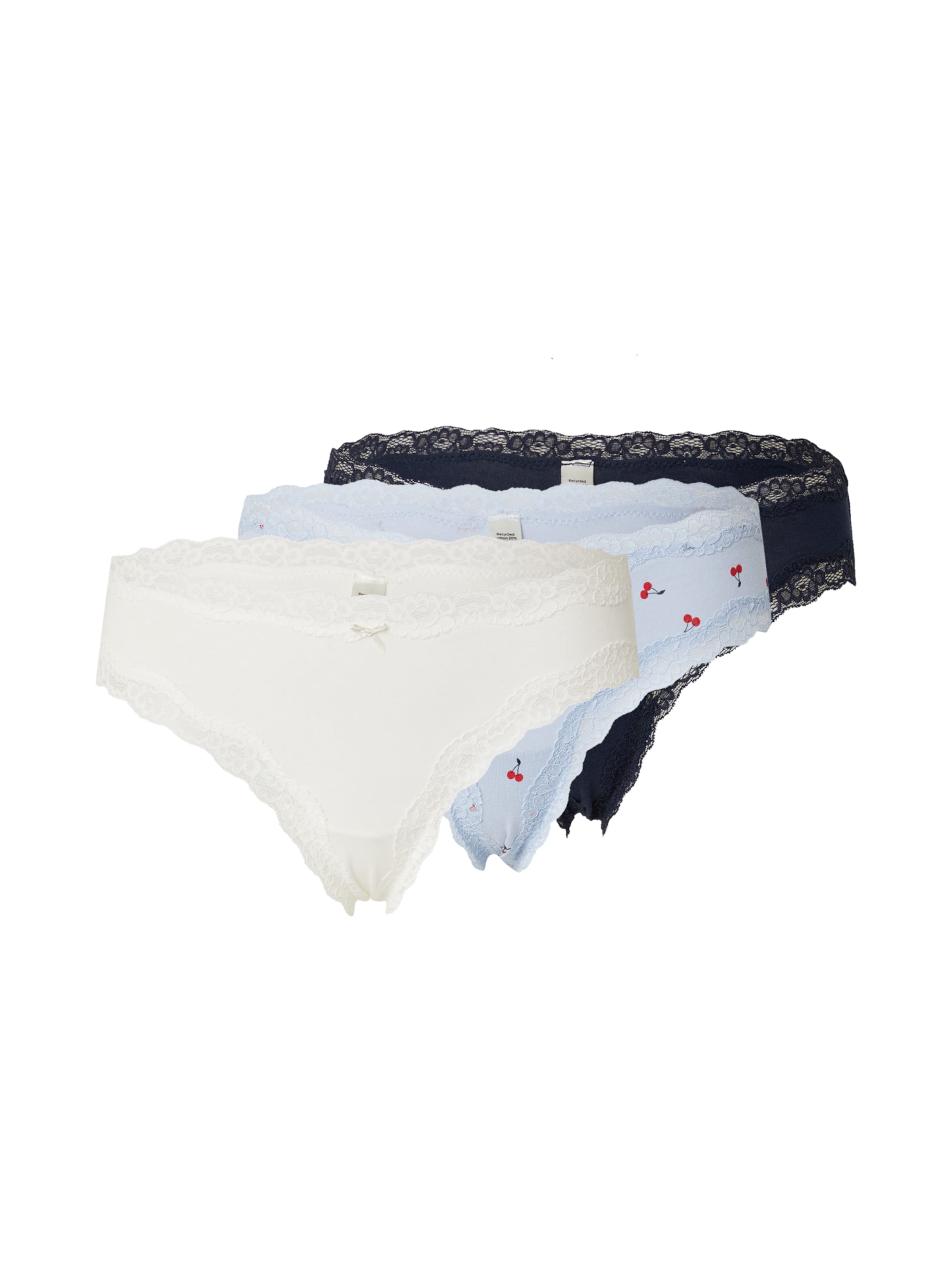 Lindex Σλιπ σε μπλε: μπροστά