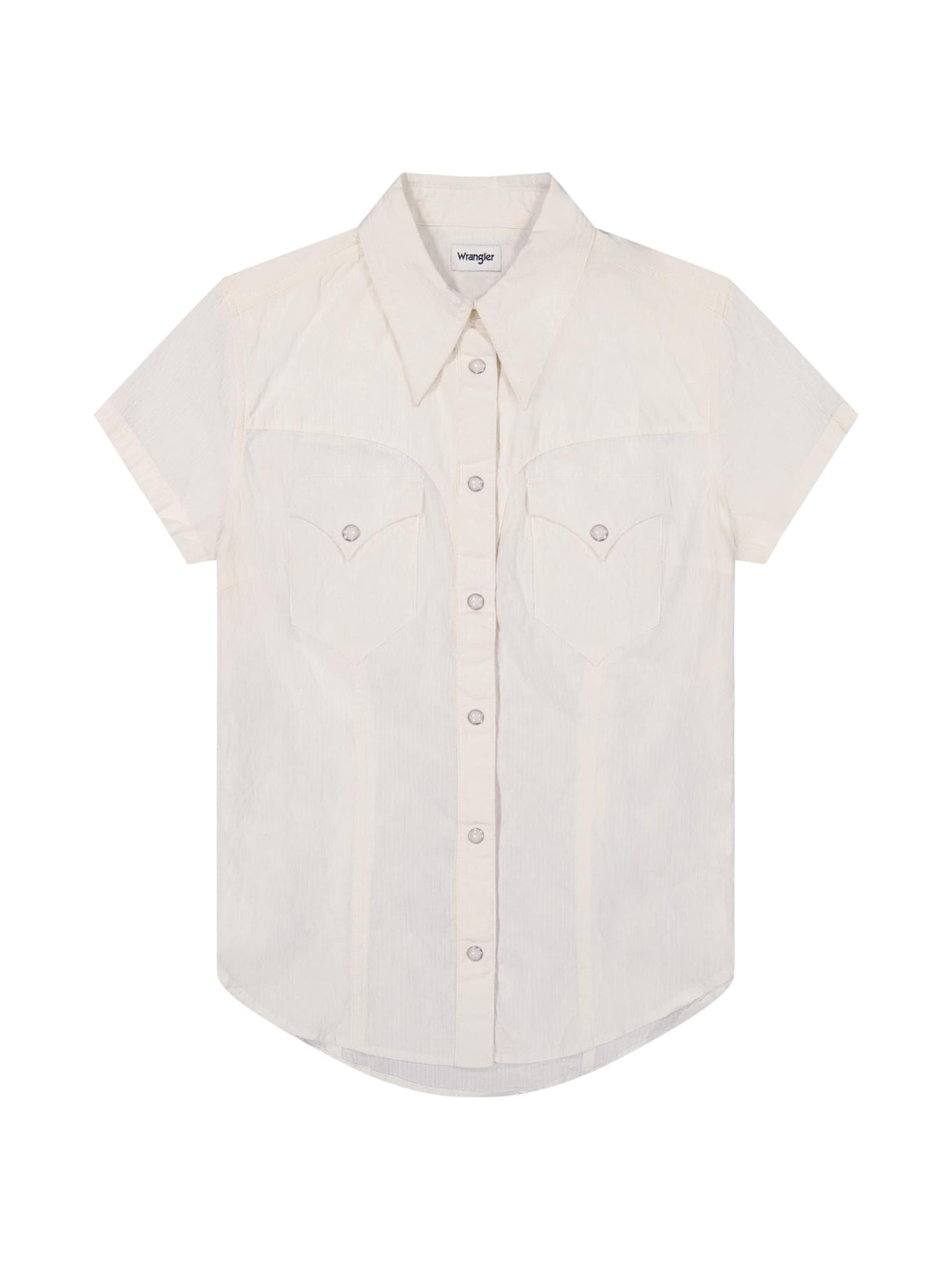 WRANGLER Bluse 'Western'‌‌‌‌ in Beige: Vorderseite
