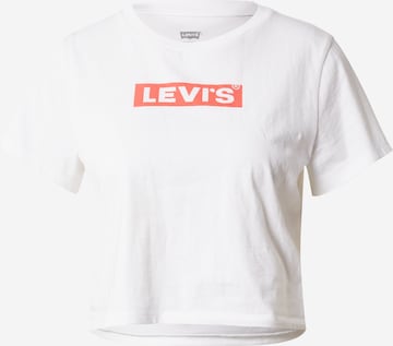 LEVI'S ® Tričko 'Cropped Jordie Tee' – béžová: přední strana