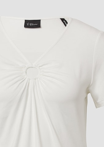 s.Oliver BLACK LABEL Shirt in Beige