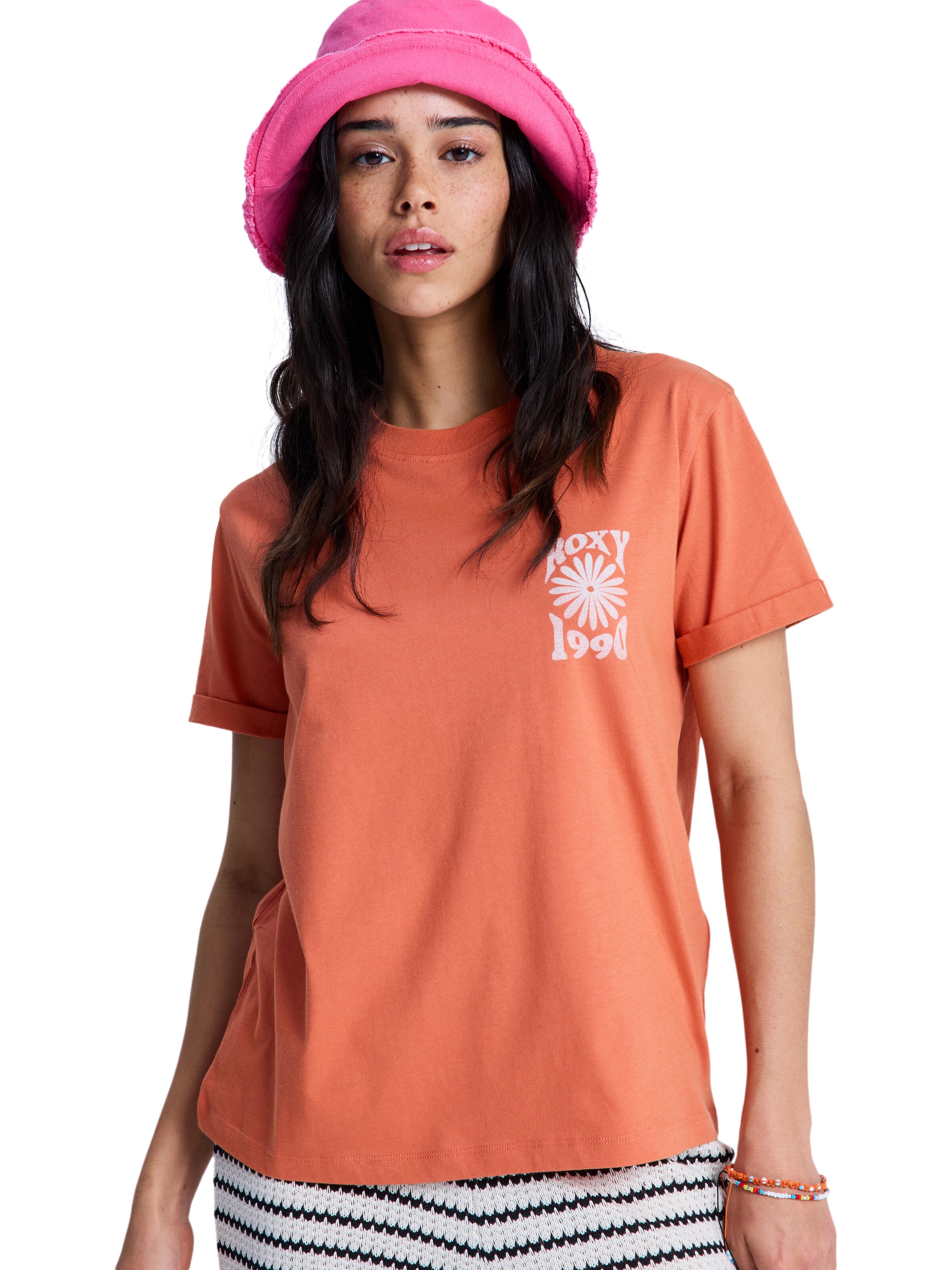 ROXY Shirt 'Oceanregular' in Orange: front
