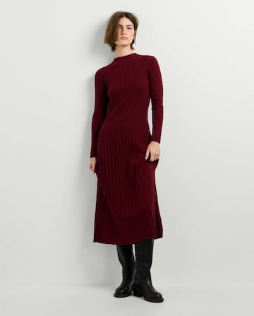 Pepe Jeans Gebreide jurk 'Anna' in Rood
