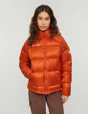 MAMMUT Outdoor Jacket 'Glacier Glow' in Orange: front