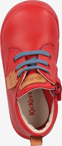 Kickers First-Step Shoes in Red