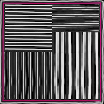 Roeckl Doek 'COLOURED STRIPES NICKY' in Zwart: voorkant