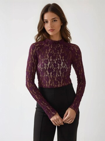Hiccup - Blusa em roxo: frente