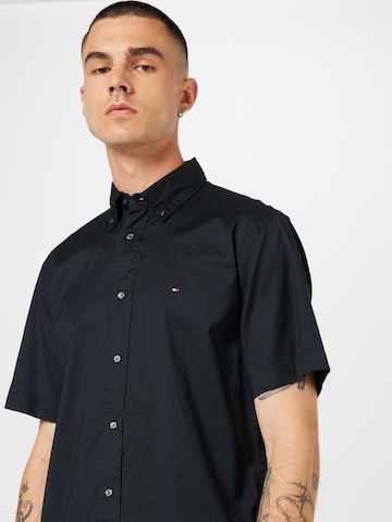 TOMMY HILFIGER Regular fit Button Up Shirt in Black