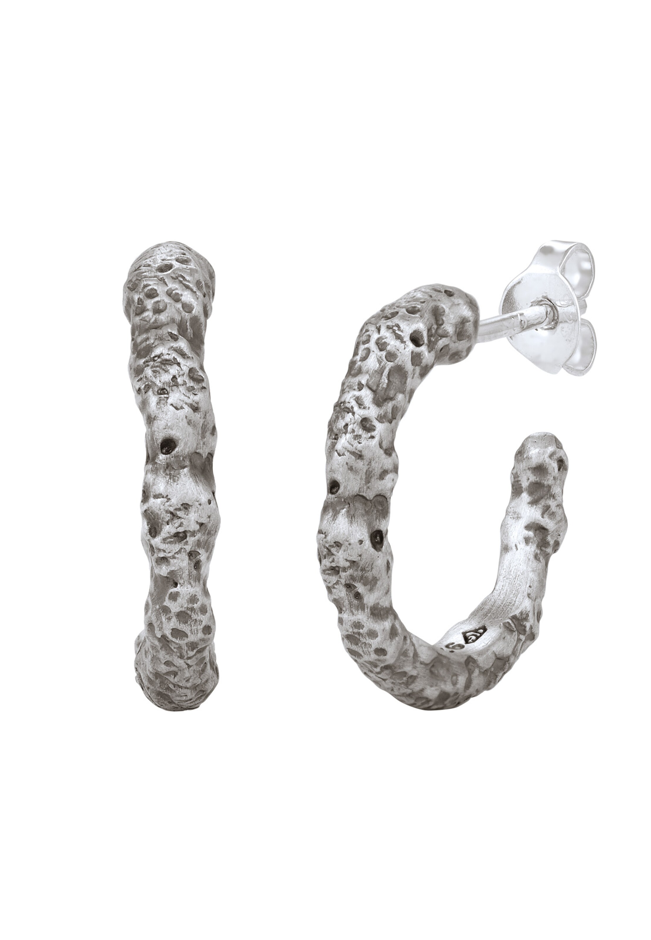 Haze&Glory Oorbel in Zilver: voorkant