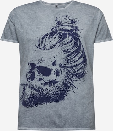 Key Largo Regular Fit T-Shirt 'GARETH' in Blau: predná strana