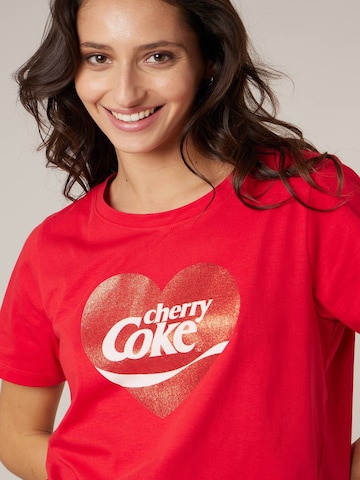 T-shirt 'Cherry' Deeluxe en rouge