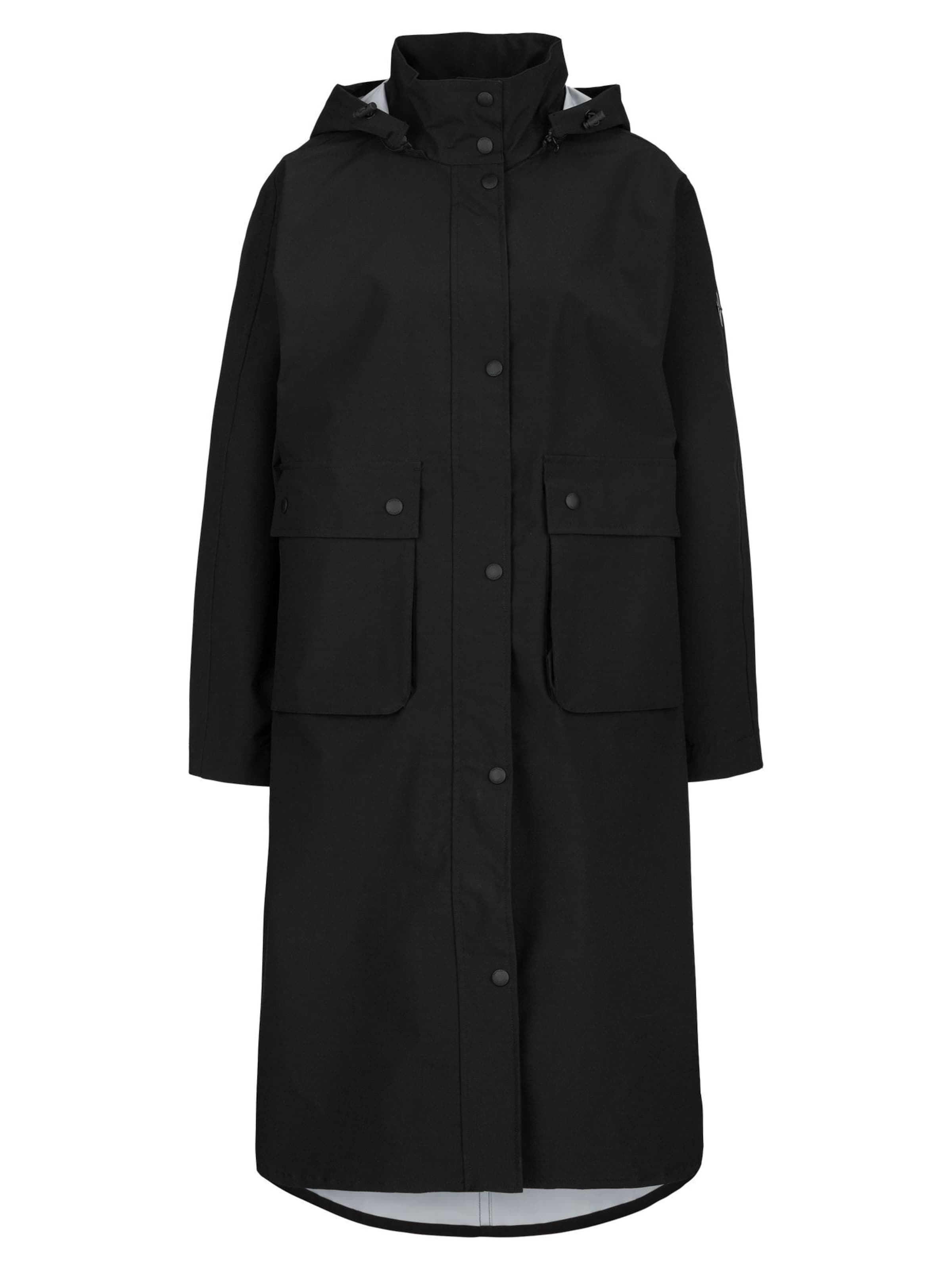 REPLAY Tussenjas 'Fine Poly' in Zwart: voorkant