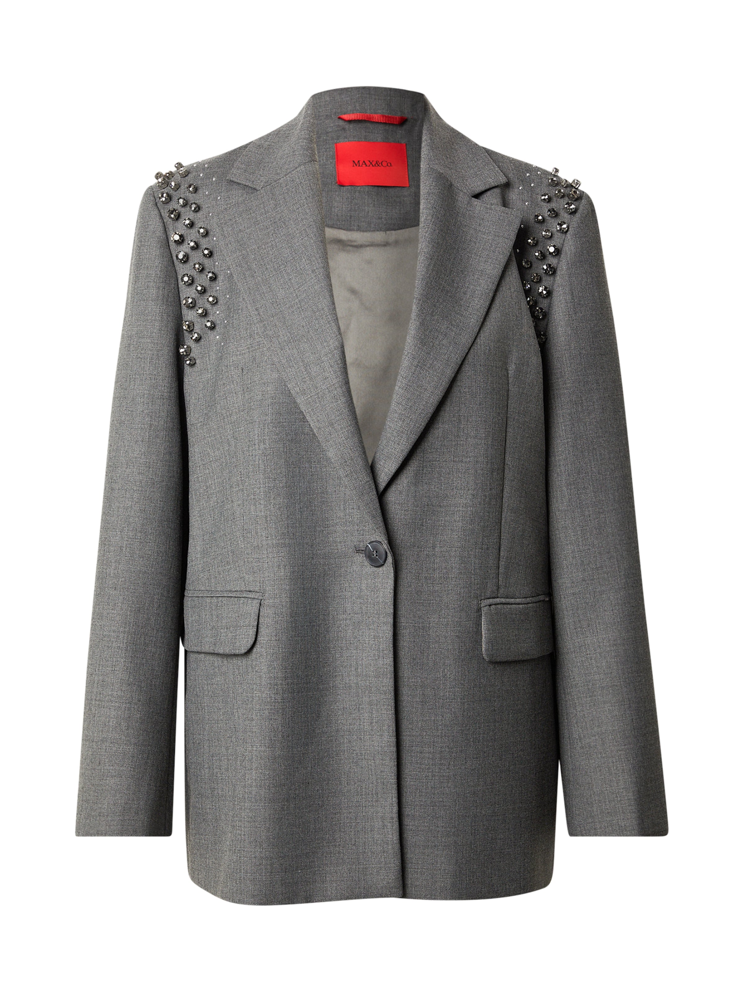 MAX&Co. Blazers 'MCOAFFINE' in Grijs: voorkant
