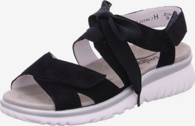 SEMLER Sandale in schwarz / weiß, Produktansicht