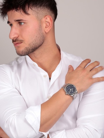Maserati Analoog horloge in Zilver: voorkant