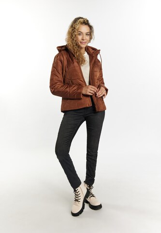 MYMO Between-Season Jacket 'Blonda' in Brown