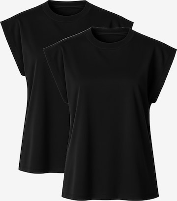 C&City T-Shirt in Schwarz: Vorderseite