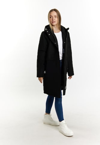 DreiMaster Maritim Raincoat 'Boundry' in Black