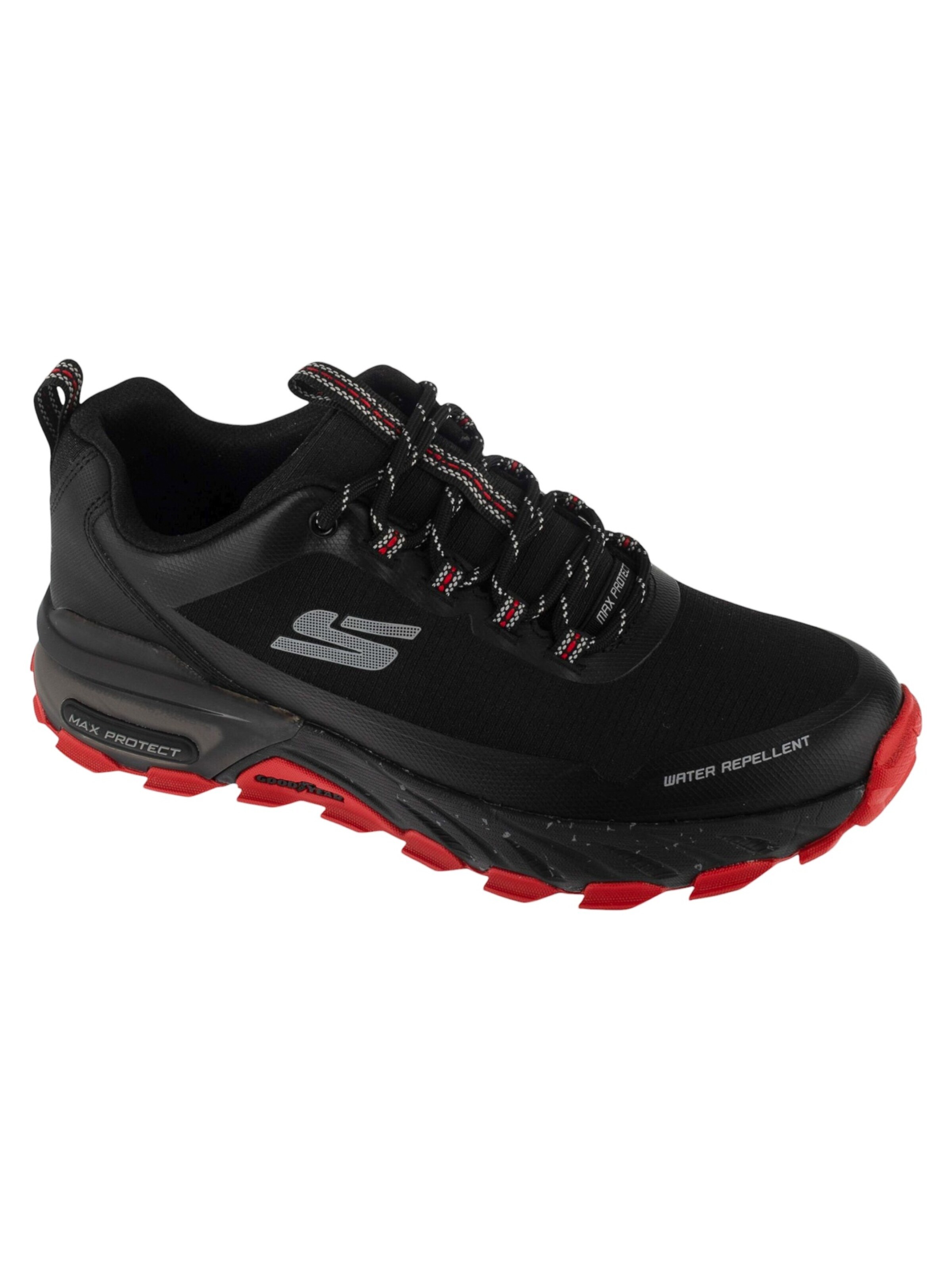 SKECHERS Sneakers laag 'Max Protect - Promote Track' in Zwart: voorkant