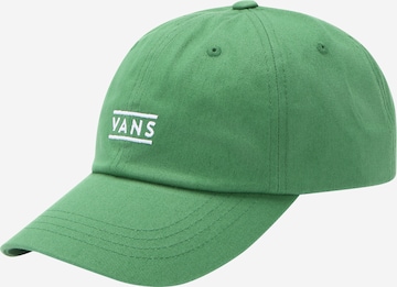 VANS - Boné 'Bill Jockey' em verde: frente