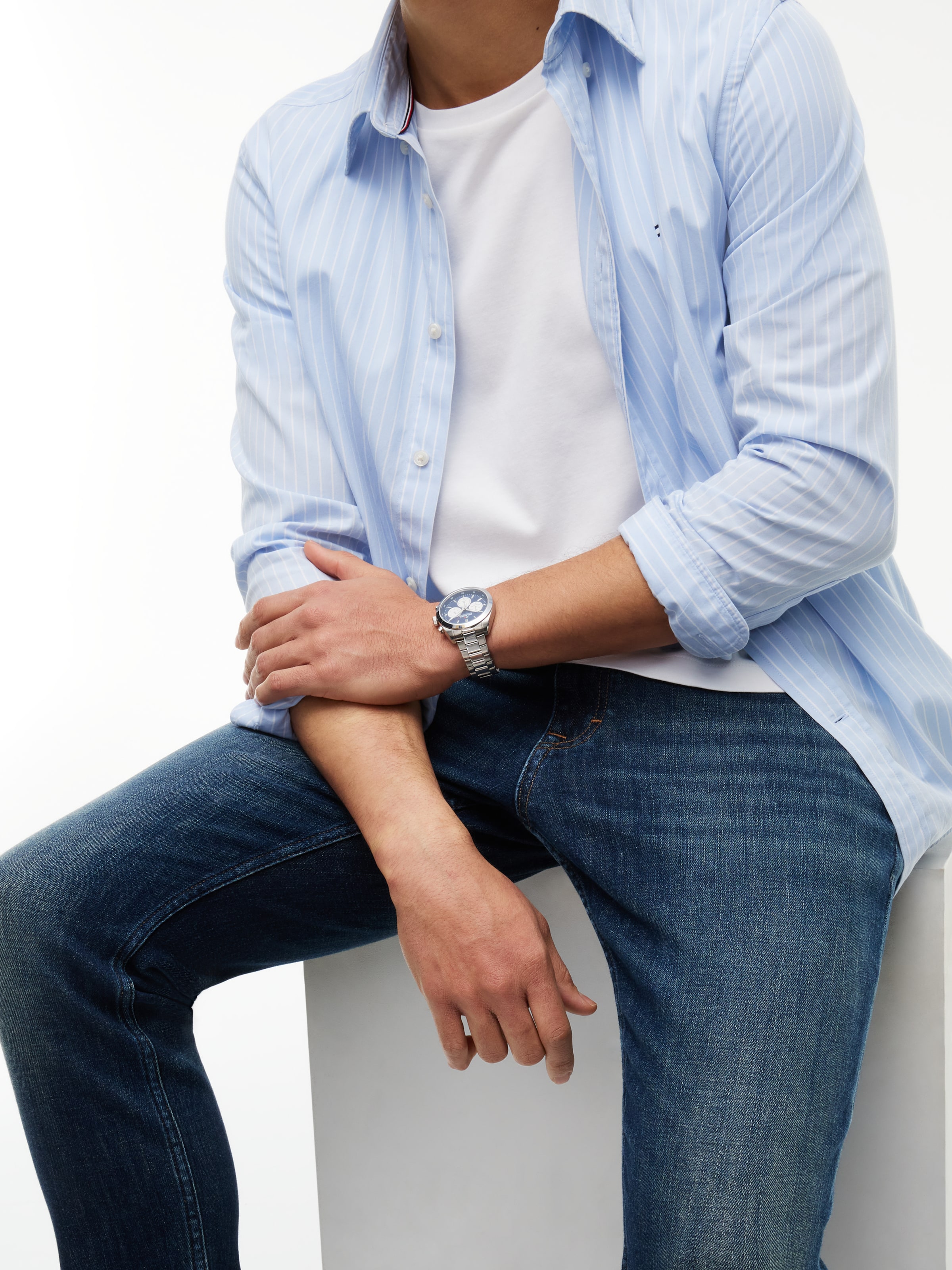 Tommy Jeans - Slimfit Vaquero 'AUSTIN' en azul
