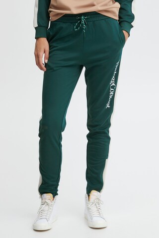 Regular Pantalon de sport 'SIMA' The Jogg Concept en vert : devant