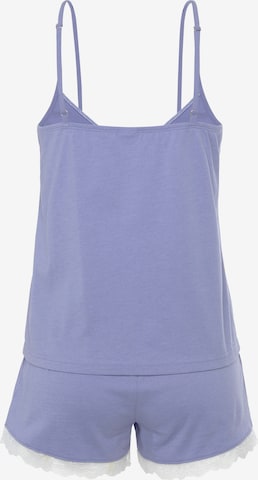 s.Oliver Korte pyjama in Blauw: terug