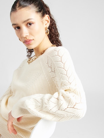 Hailys Pullover 'Be44ttina' in Beige