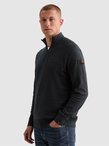 Pullover 'Pullover in 100% cotton with half-zip' di PME Legend in blu: frontale