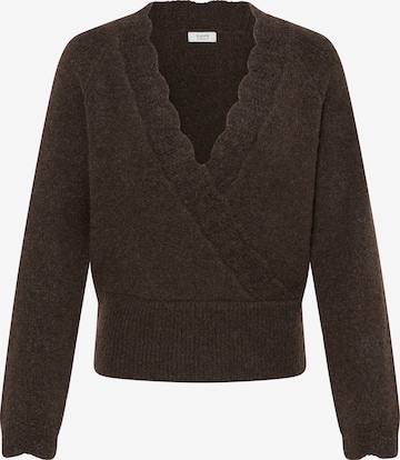Pull-over 'BYMIEL' b.young en marron : devant