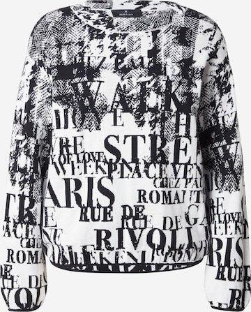 Pull-over monari en noir : devant