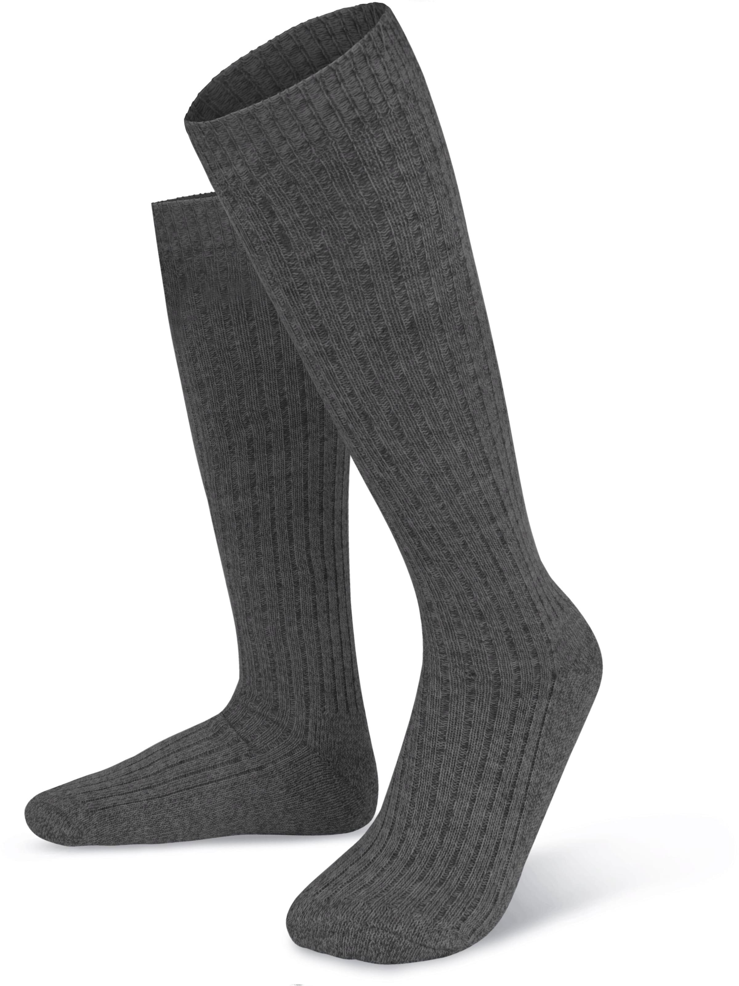 Polar Husky Knee socks in Grey: front