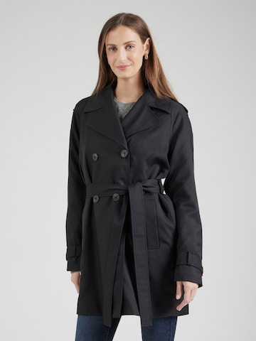 VILA Between-seasons coat 'Zelena' in Black: front