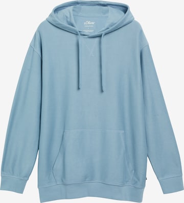 Sweat-shirt s.Oliver en bleu : devant