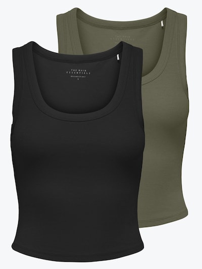 ONLY Top 'ONLEasy' in XS in Olive / Black, Item view