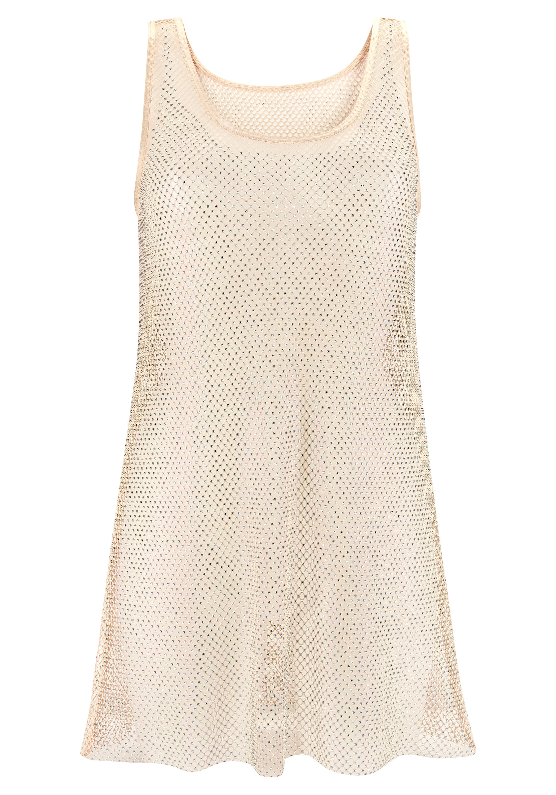 JETTE Coctailkjole i beige: forside