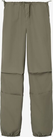 Loosefit Pantalon NAME IT en vert : devant