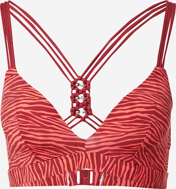 LingaDore Triangel Bikinitop in Roze: voorkant