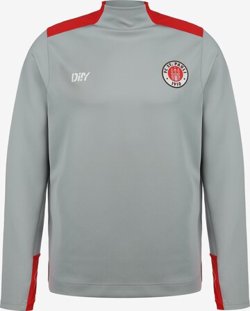 FC St. Pauli Athletic Sweatshirt in Grey: front