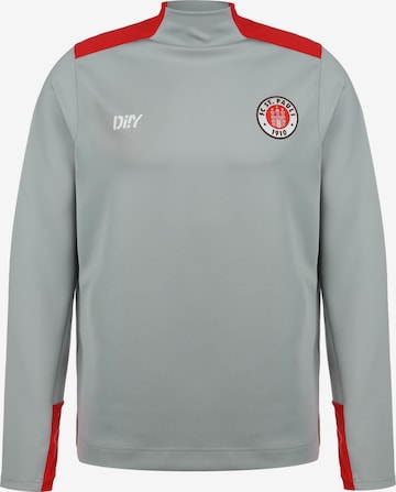 FC St. Pauli Athletic Sweatshirt in Grey: front