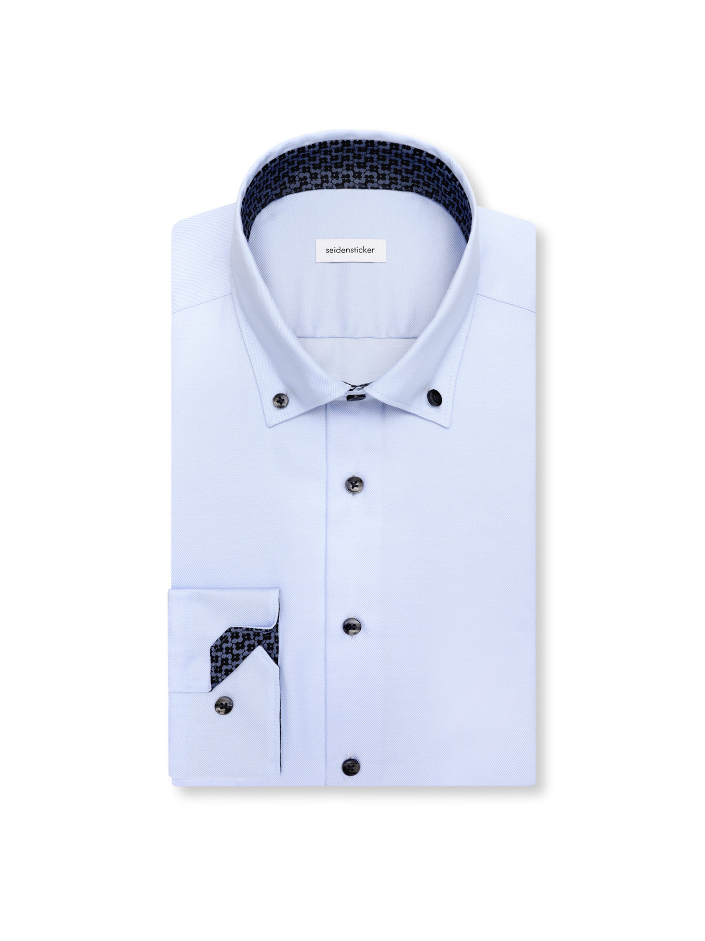 SEIDENSTICKER Slim fit Zakelijk overhemd in Blauw