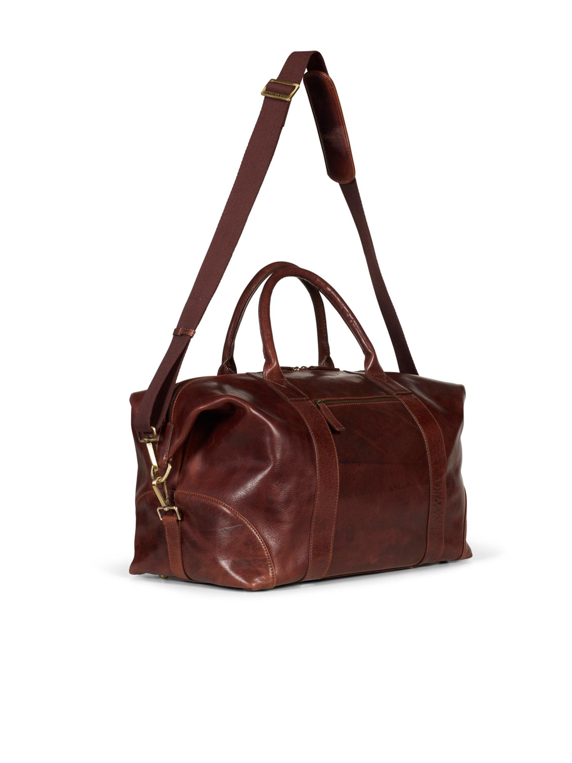 Howard London - Bolsa de fin de semana 'Weekend Bag Steven Brown' en marrón