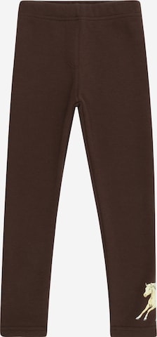 Regular Pantalon SALT AND PEPPER en marron : devant